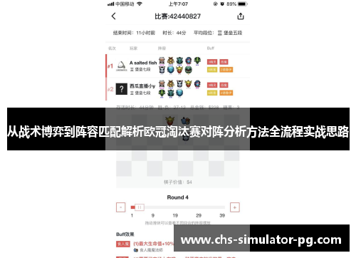 从战术博弈到阵容匹配解析欧冠淘汰赛对阵分析方法全流程实战思路